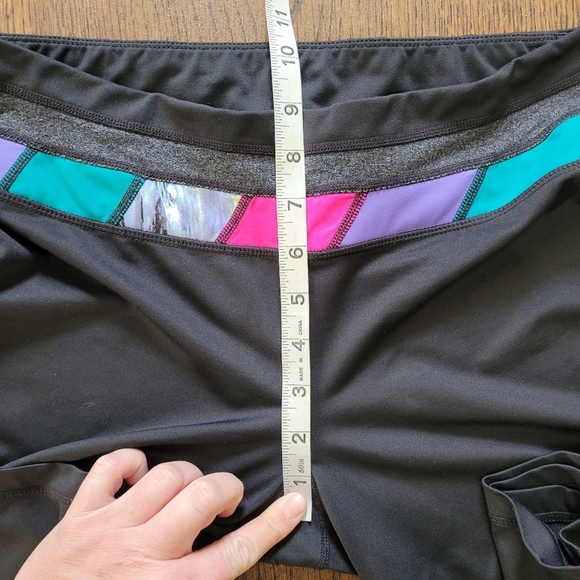 Ideology Black Active Wear Mid-rise Workout Yoga Pants Size Women's Medium - Picture 7 of 10